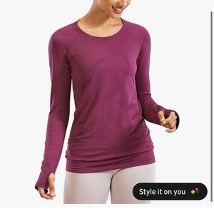 Long-Sleeve Crewneck Performance Top